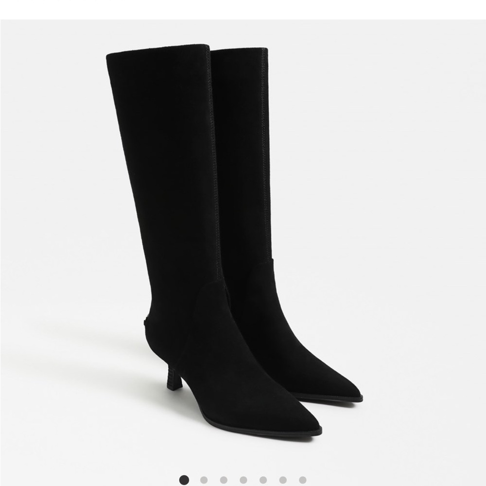 Circus By Sam Edelman Yulia Knee High Boot size 8.5 Black Suede